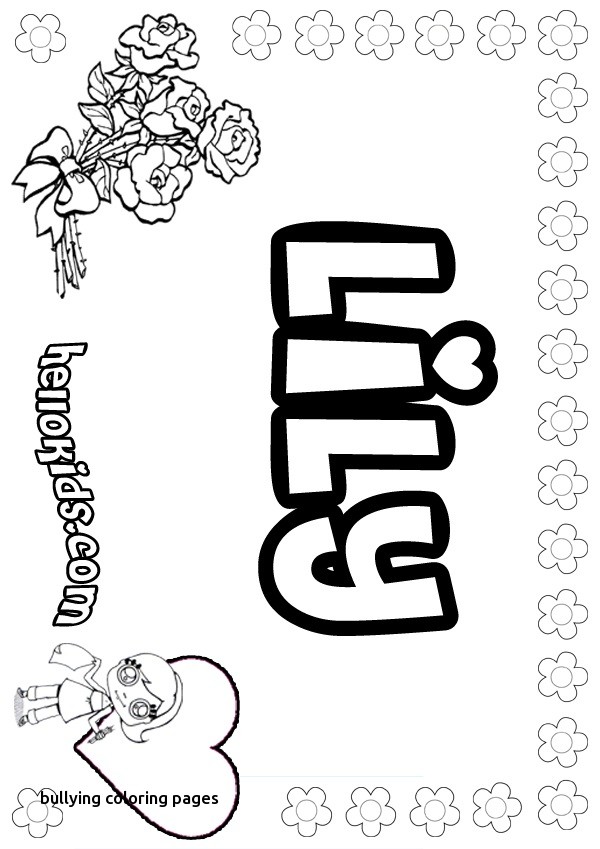 600x849 Bullying Coloring Pages
