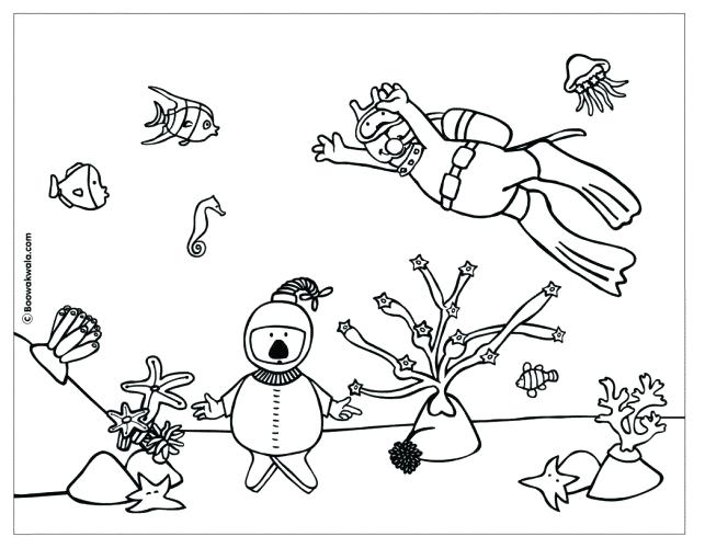 643x500 Free Great Barrier Reef Coloring Pages Page Coral Printable Click