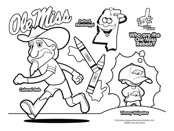 671x503 Auburn Coloring Pages