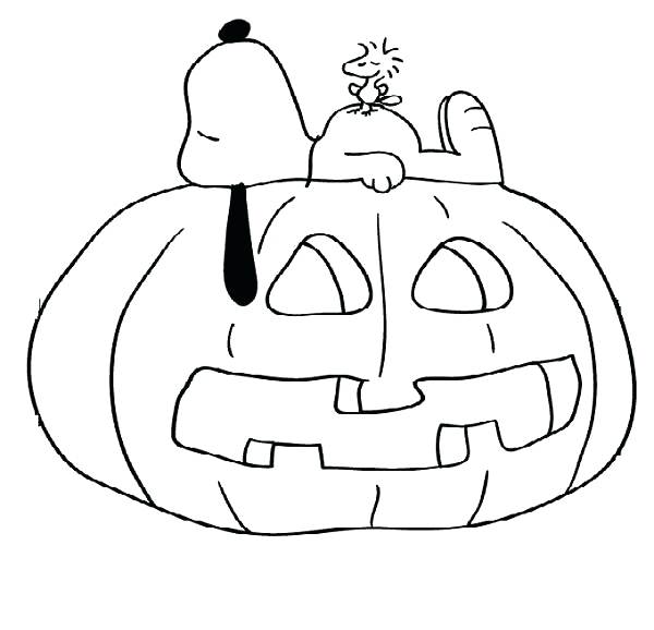 600x578 Charlie Brown Coloring Pages Its The Great Pumpkin Charlie Brown