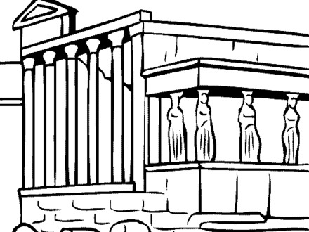 440x330 56 Greece Coloring Pages, Greek Peasant Coloring Page