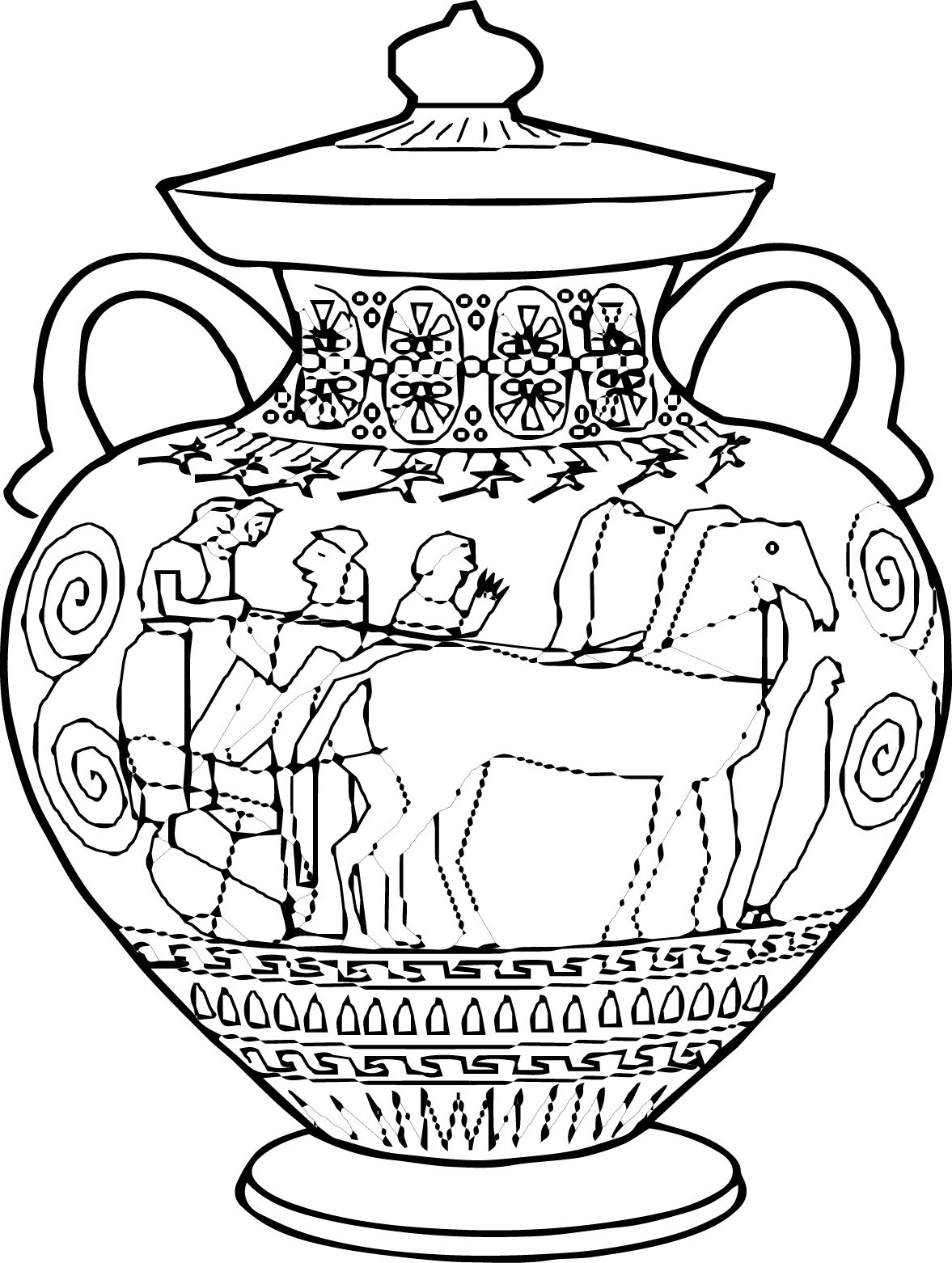 1177x1562 Greek Coloring Pages