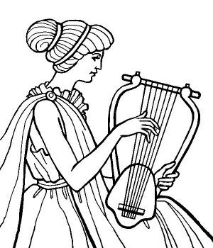 Greek Coloring Pages