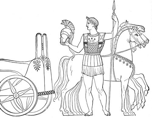 Greek Flag Coloring Page