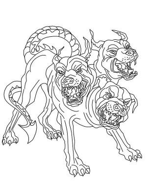 300x387 Greek Mythology, Cerberus Guadian Of Hades From Greek Mythology