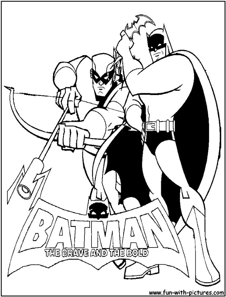 Green Arrow Printable Coloring Pages