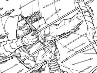 320x240 Arrow Coloring Pages Green Arrow Coloring Pages Printable Coloring
