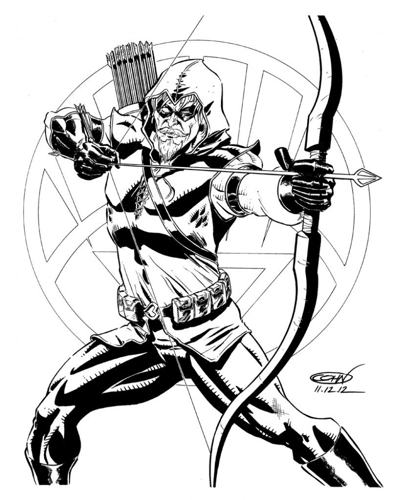806x1024 Batman Greenarrow Coloring Page With Green Arrow Pages