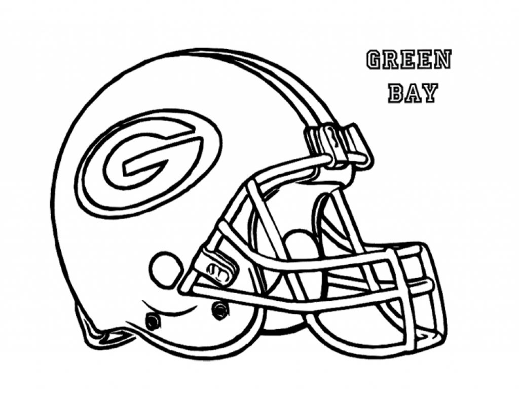 1024x792 Football Helmet Green Bay Packers Coloring Page For Kids Pages