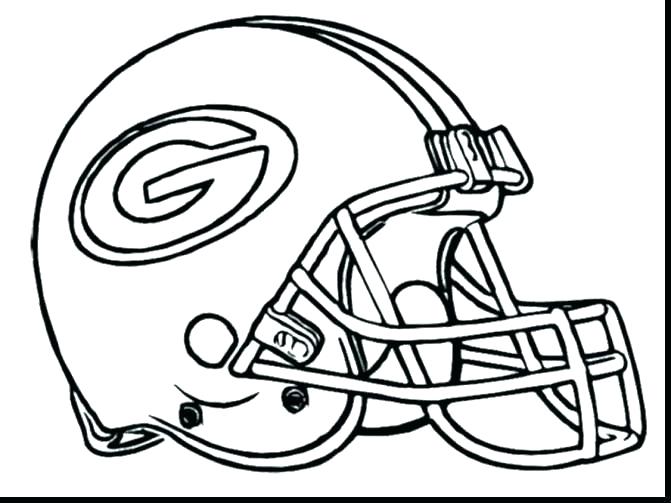 671x503 Football Helmet Coloring Pages Green Bay Packers Coloring Pages
