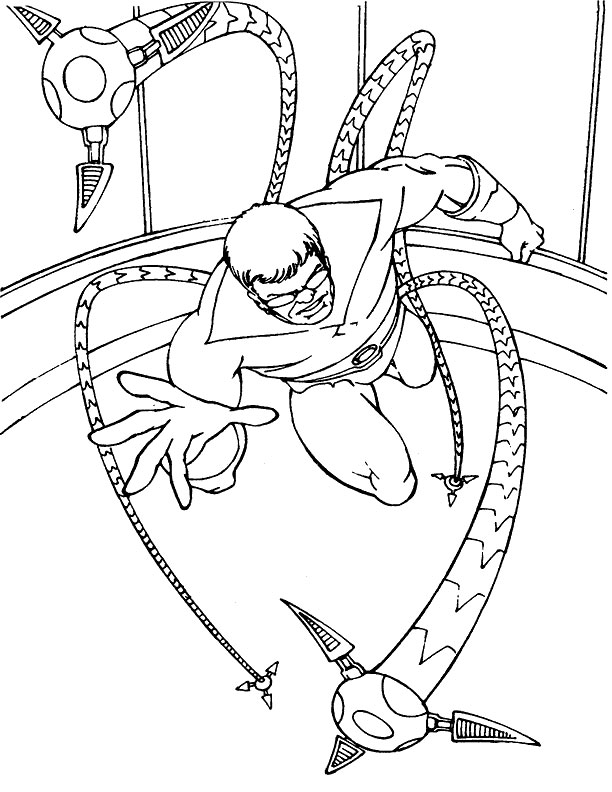 612x792 Kids Under 7 Spider Man Coloring Pages