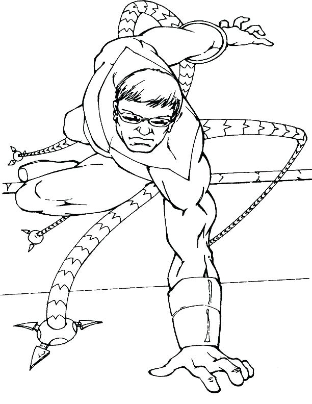 612x792 Octopus Coloring Page For Kids Green Goblin Coloring Page