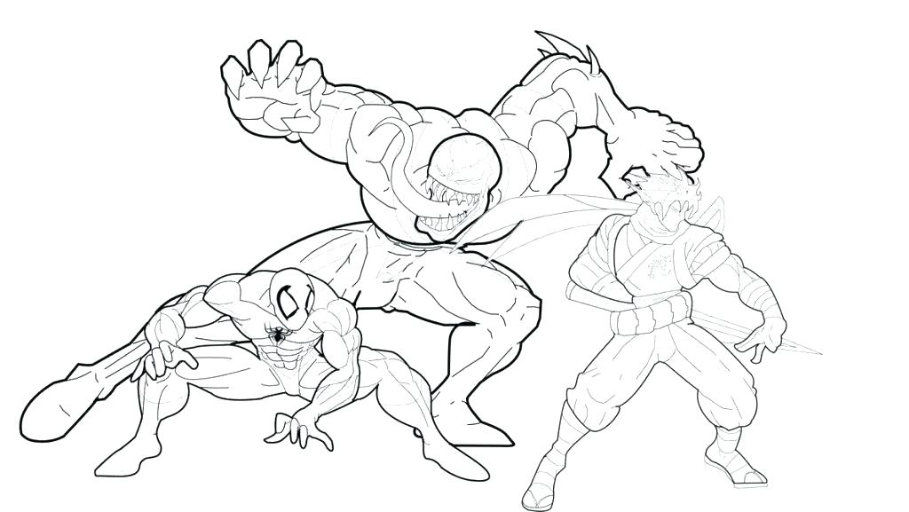 1024x577 Spiderman Green Goblin Colouring Pages Coloring Page Free