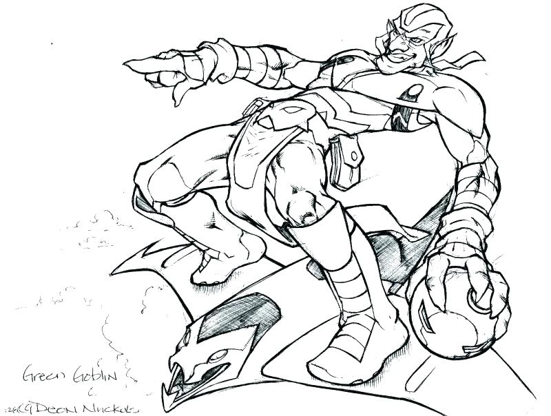 800x604 Green Goblin Coloring Pages