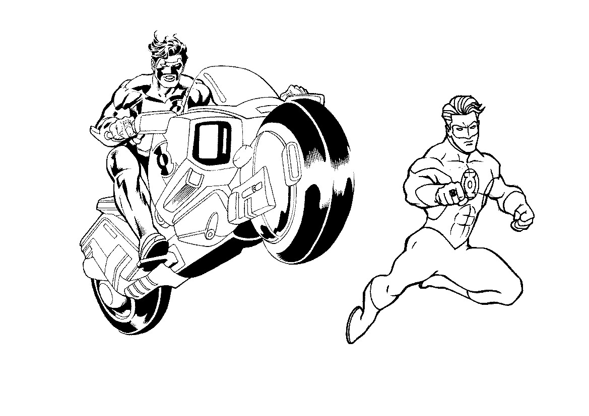 1169x827 Free Printable Green Lantern Coloring Pages For Kids Green Lantern