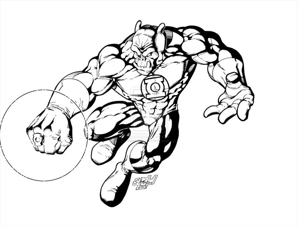 1024x778 Green Lantern Coloring Pages For Kids Printable Free Ribsvigyapan