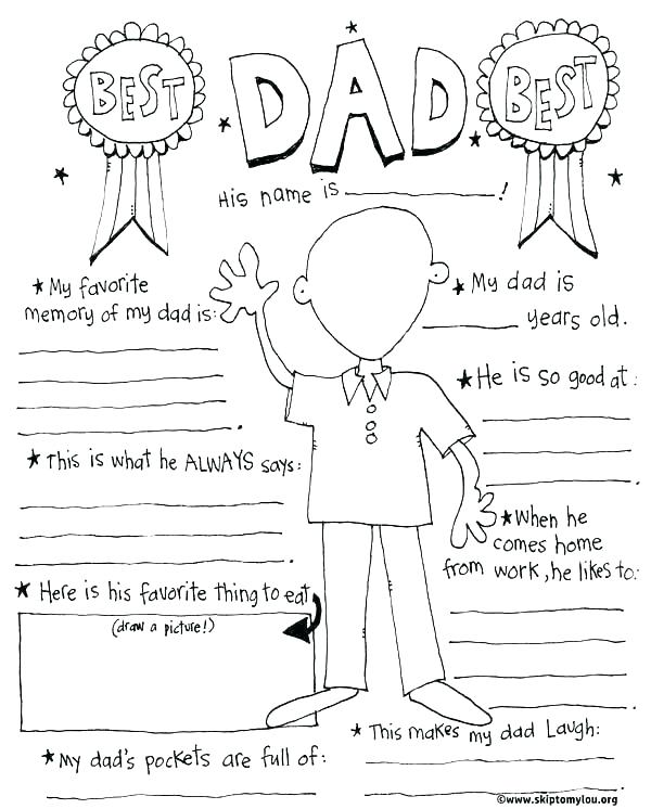 600x746 Free Printable Funny Dad Birthday Cards Kids Coloring Happy