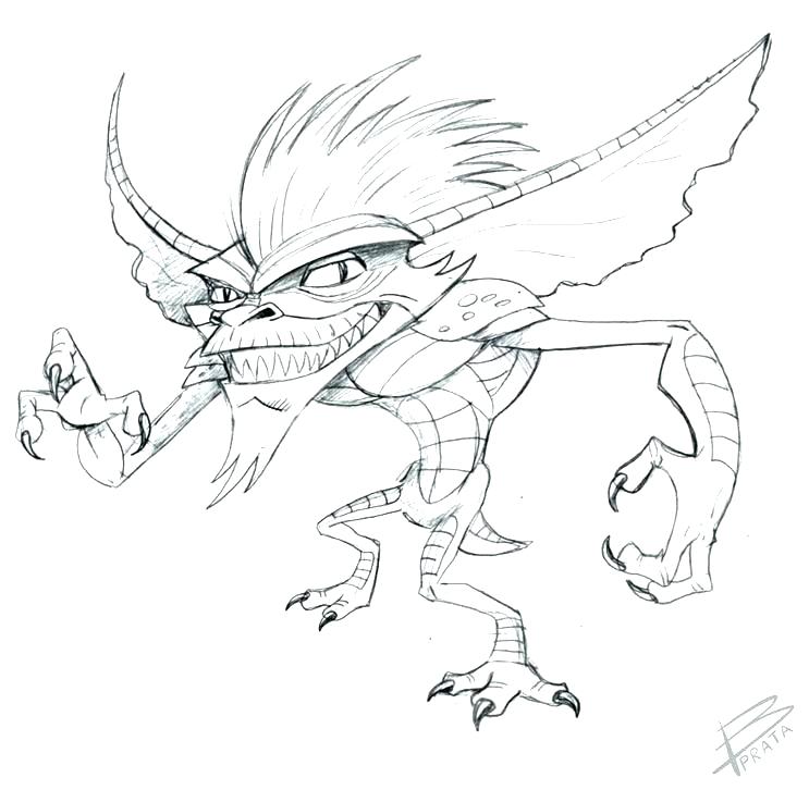 743x726 Glamorous Gremlins Coloring Pages Pink Coloring Page Pink Coloring