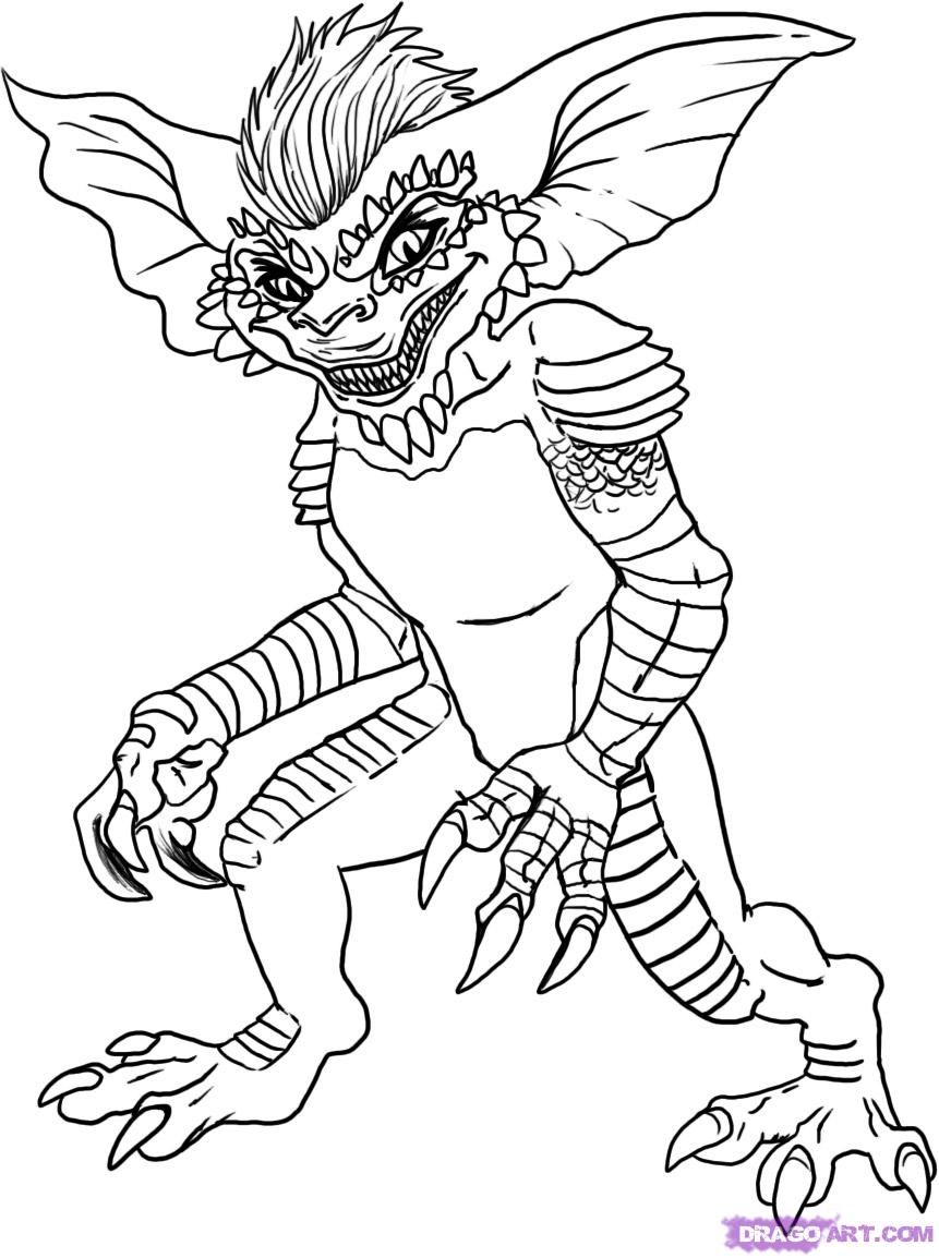 861x1154 Gremlins Coloring Pages Gremlins Gremlins