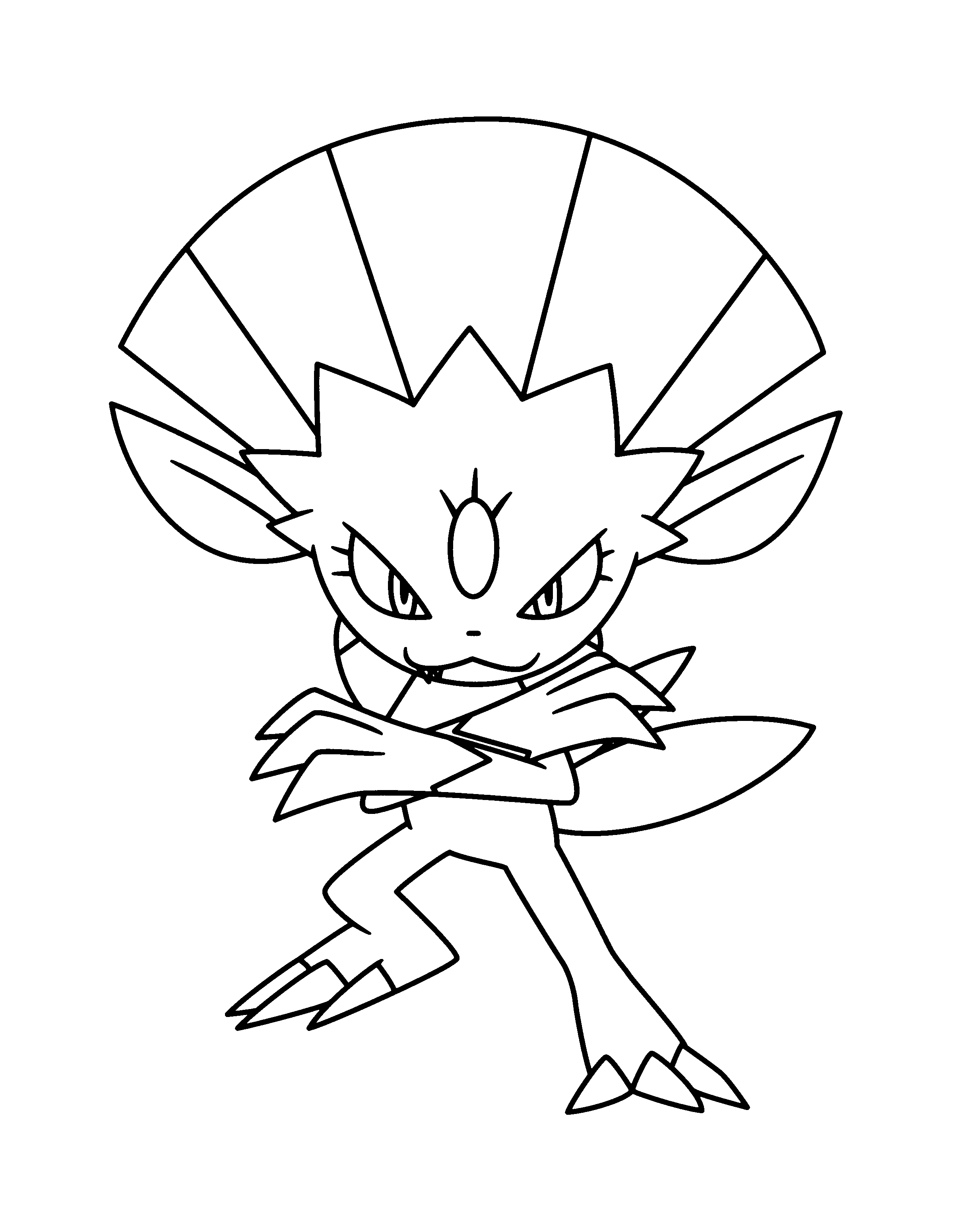 2400x3100 Awesome Pokemon Coloring Pages Greninja Design Printable