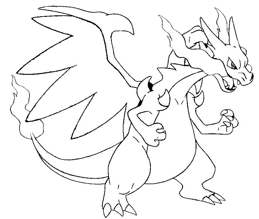 862x729 Coloring For Kids Mega Pokemon Coloring Pages For Coloring Pages