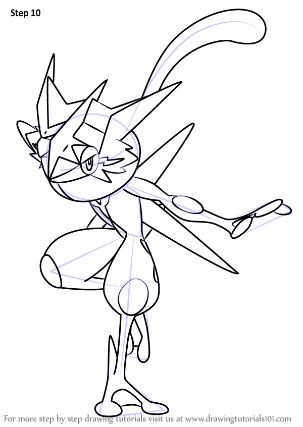 600x846 Pokemon Ash Greninja Coloring Pages
