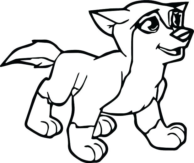Grey Wolf Coloring Pages