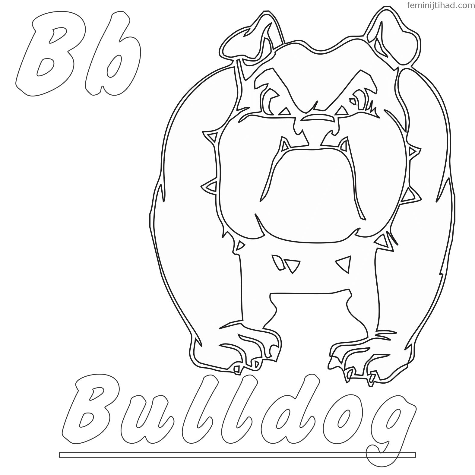 1575x1575 Bulldog Coloring Pages Free Download Coloring Pages For Kids