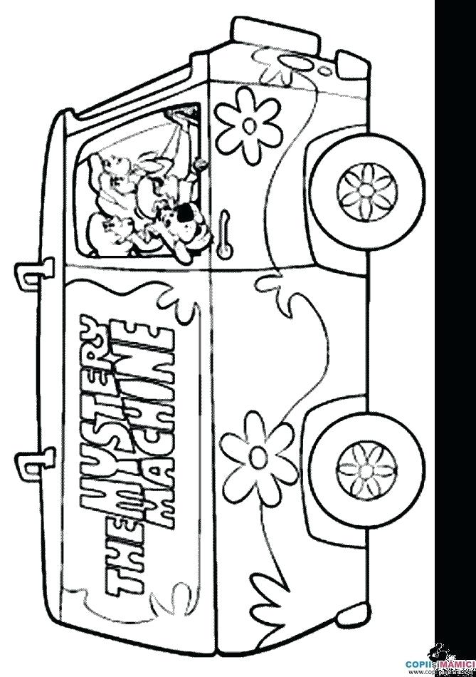 669x950 Mystery Coloring Pages Mystery Machine Coloring Pages For Mystery