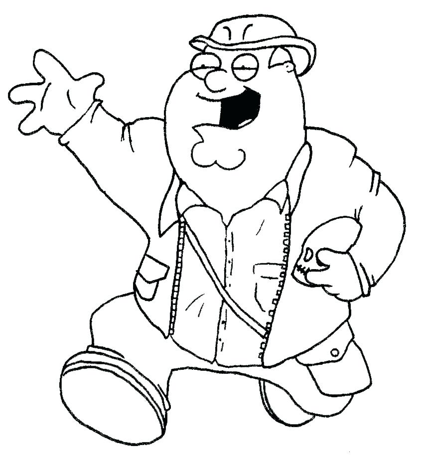 847x913 Griffin Coloring Pages Milk Coloring Page Family Guy Griffin