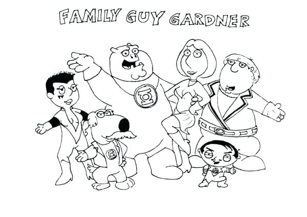 600x424 Stewie Griffin Coloring Pages