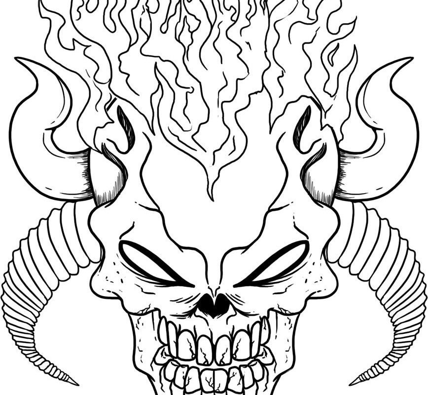 868x800 Grim Reaper Coloring Page Pages For Kids To Print Printable Adults