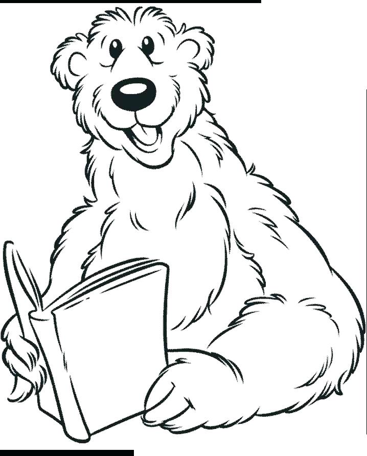 718x892 Grizzly Bear Coloring Pages Grizzly Bear Colori Page Grizzly Sheet