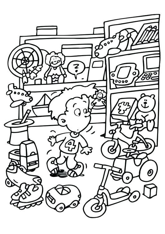 530x750 Store Coloring Page Grocery Store Colouring Pages