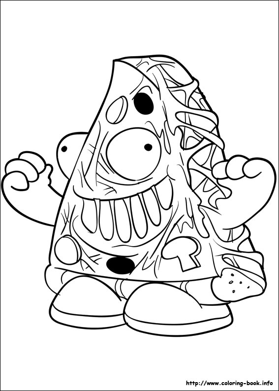 567x794 The Trash Pack Coloring Pages
