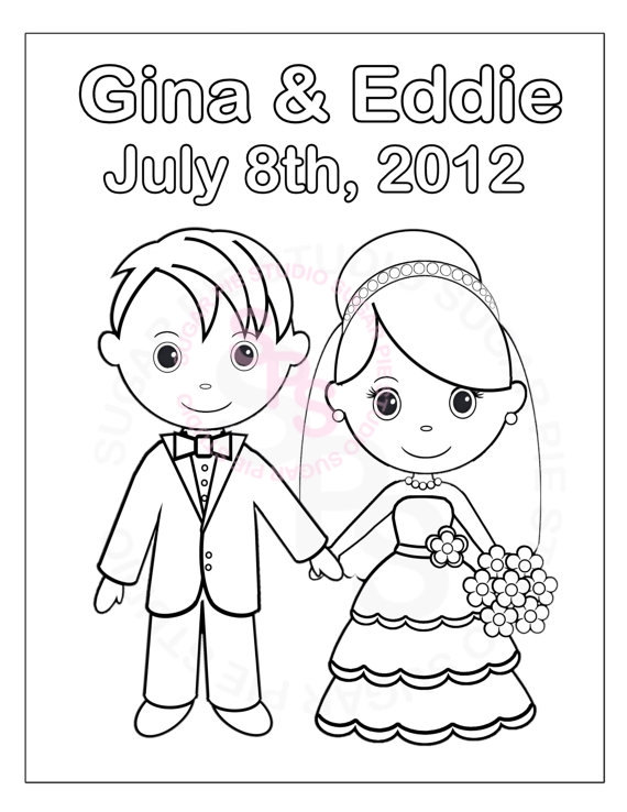 570x738 Personalized Printable Bride Groom Popular Personalized Wedding