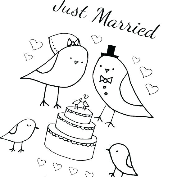 570x570 Bride And Groom Coloring Pages Free Printable Bride And Groom