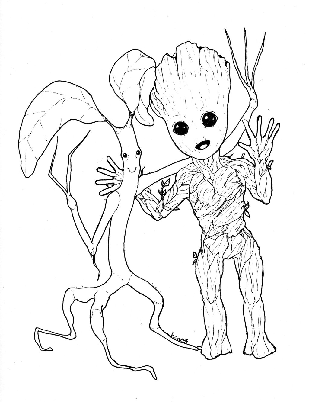1024x1331 21 Groot Coloring Pages Selection Free Coloring Pages