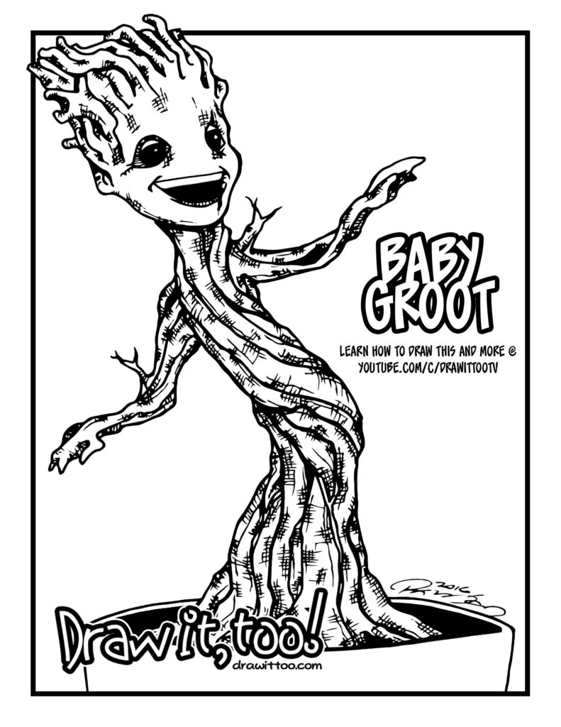 791x1024 Trend Groot Coloring Pages 28 Baby Page Select