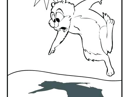 440x330 Groundhog Coloring Pages Groundhog Day Coloring Pages Groundhog