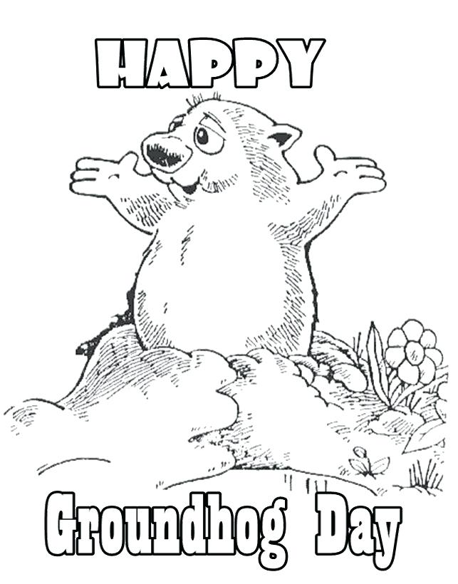 643x820 Groundhog Coloring Sheets Groundhog Coloring Pages Groundhog Day