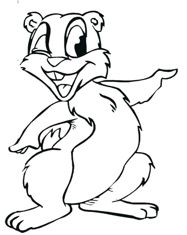 650x816 Groundhog Coloring Pages