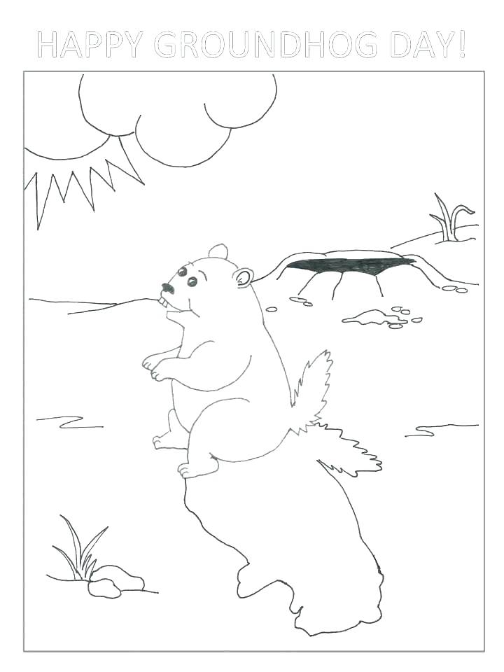 720x960 Ground Hog Coloring Pages Groundhog Day Coloring Pages Together