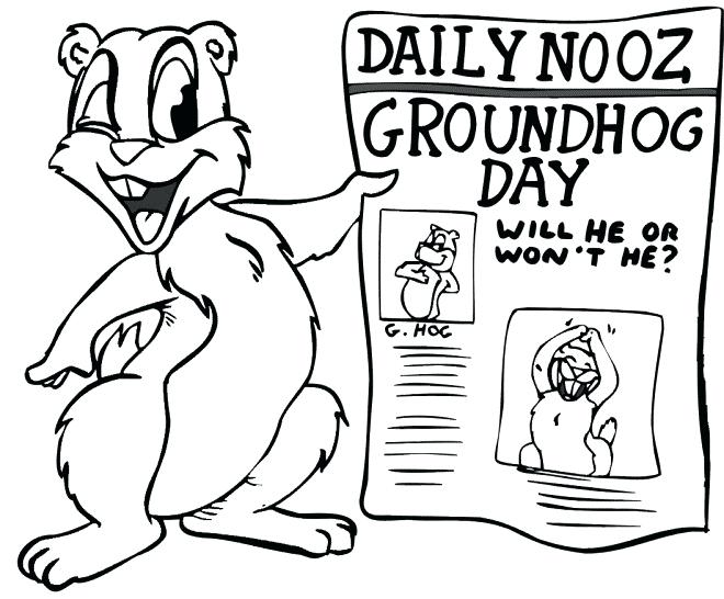 660x546 Ground Hog Day Coloring Pages Groundhog Day Coloring Pages