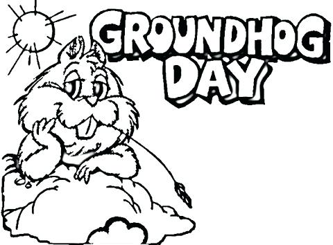 480x354 Coloring Pages Groundhog Coloring Pages Angry Ground Hog To Medium