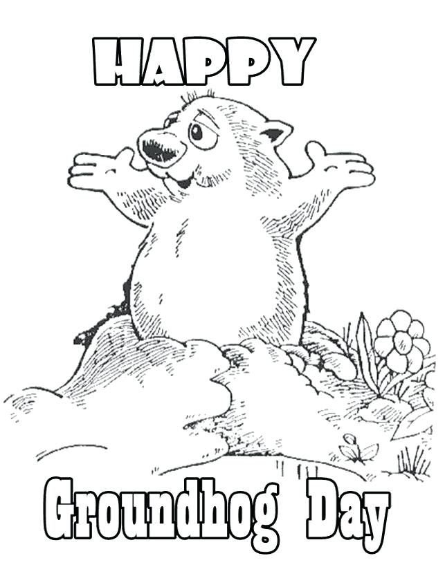 643x820 Groundhog Coloring Sheets Groundhog Day Coloring Pages Groundhog