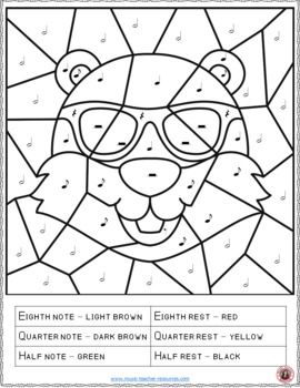 270x350 Groundhog Day Music Activities 12 Groundhog Day Music Coloring