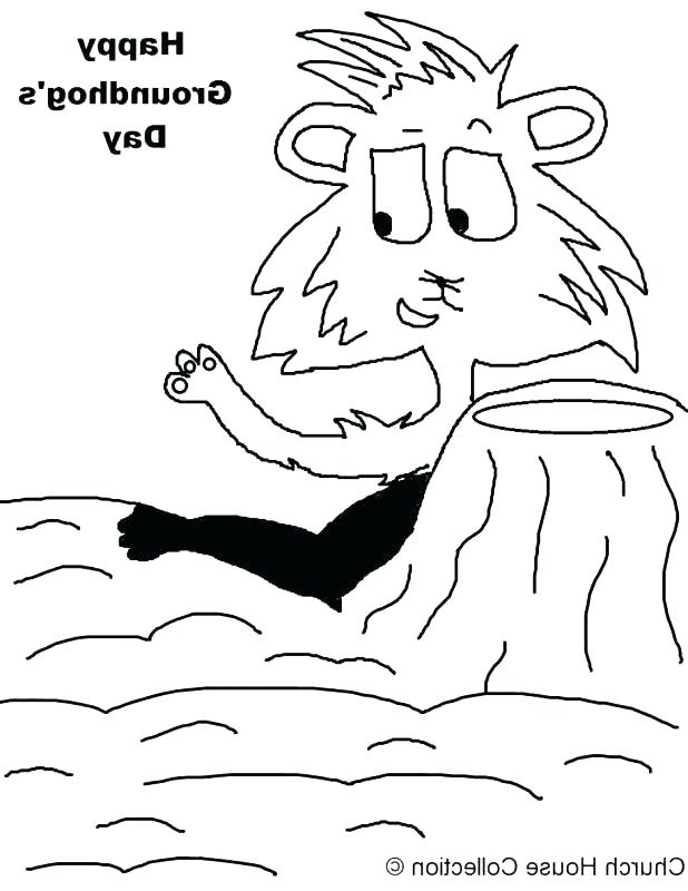618x800 Groundhog Day Coloring Pages Free Printable Groundhog Day Coloring