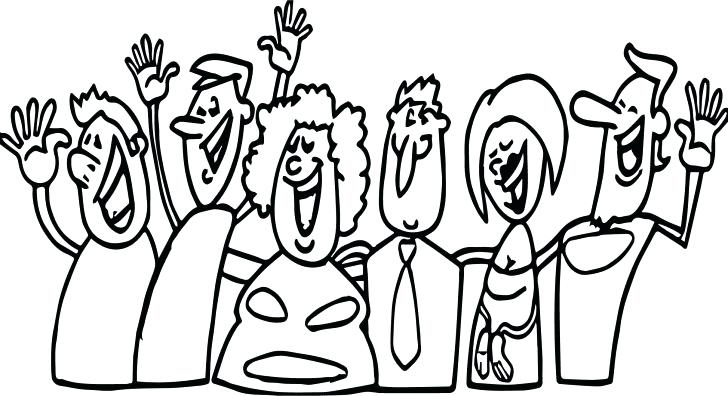 728x396 Colts Coloring Pages Group Happy People Coloring Page Football
