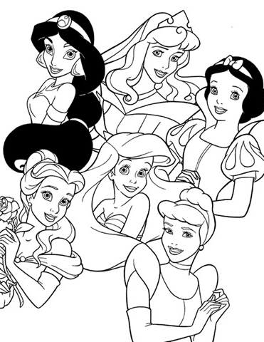 371x480 Disney Princess Group Photo